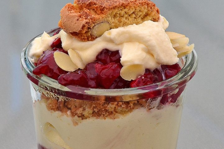 Verrines framboises/spéculoos
