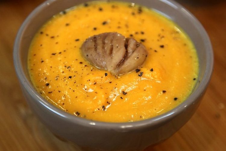 Soupe de marron et potiron