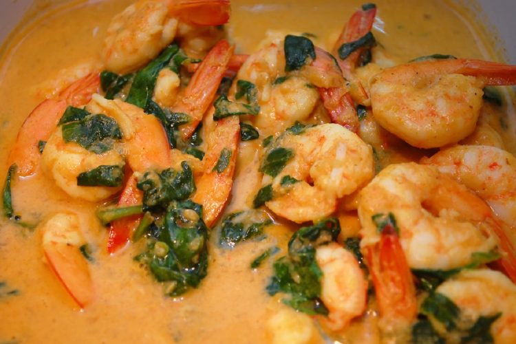 Crevettes au curry à l’Indienne