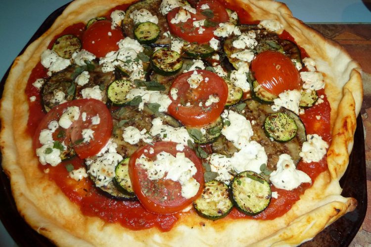 Pizza express aux courgettes