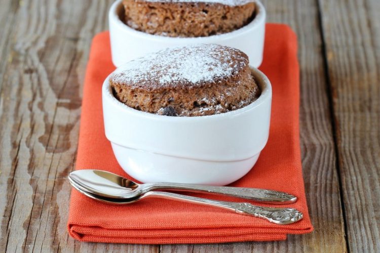 Soufflés coeur coulant au chocolat