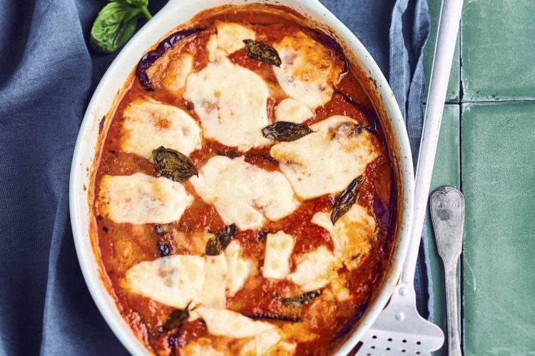 Aubergines et tomates au Grana Padano AOP