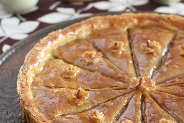 Baklava au chocolat et noix de pécan