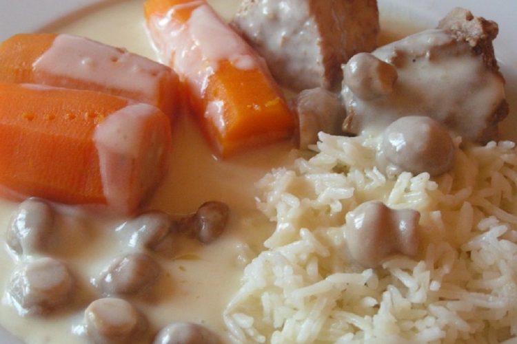 La traditionnelle blanquette de veau