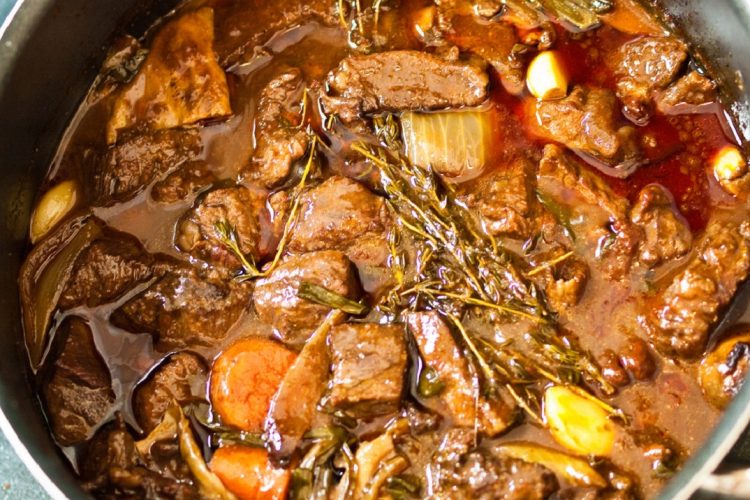 L’incontournable bœuf bourguignon