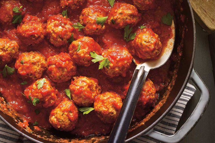 Boulettes de veau à la sauce tomate