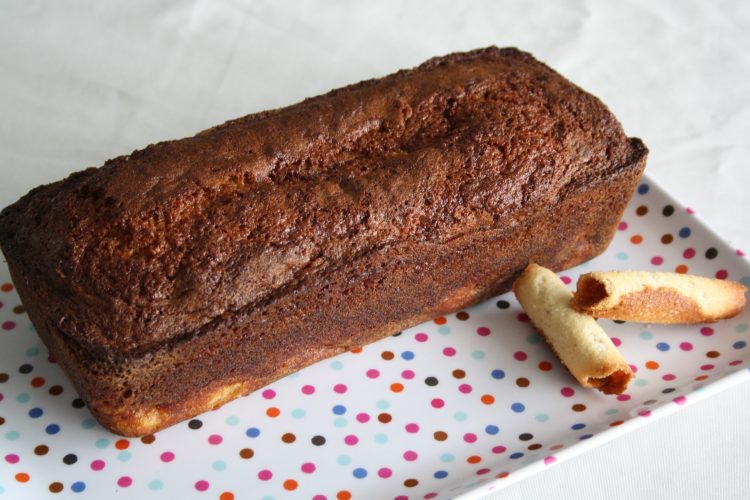 Cake banane et caramel au beurre salé