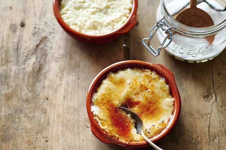 Caquelons de riz au lait à la cannelle