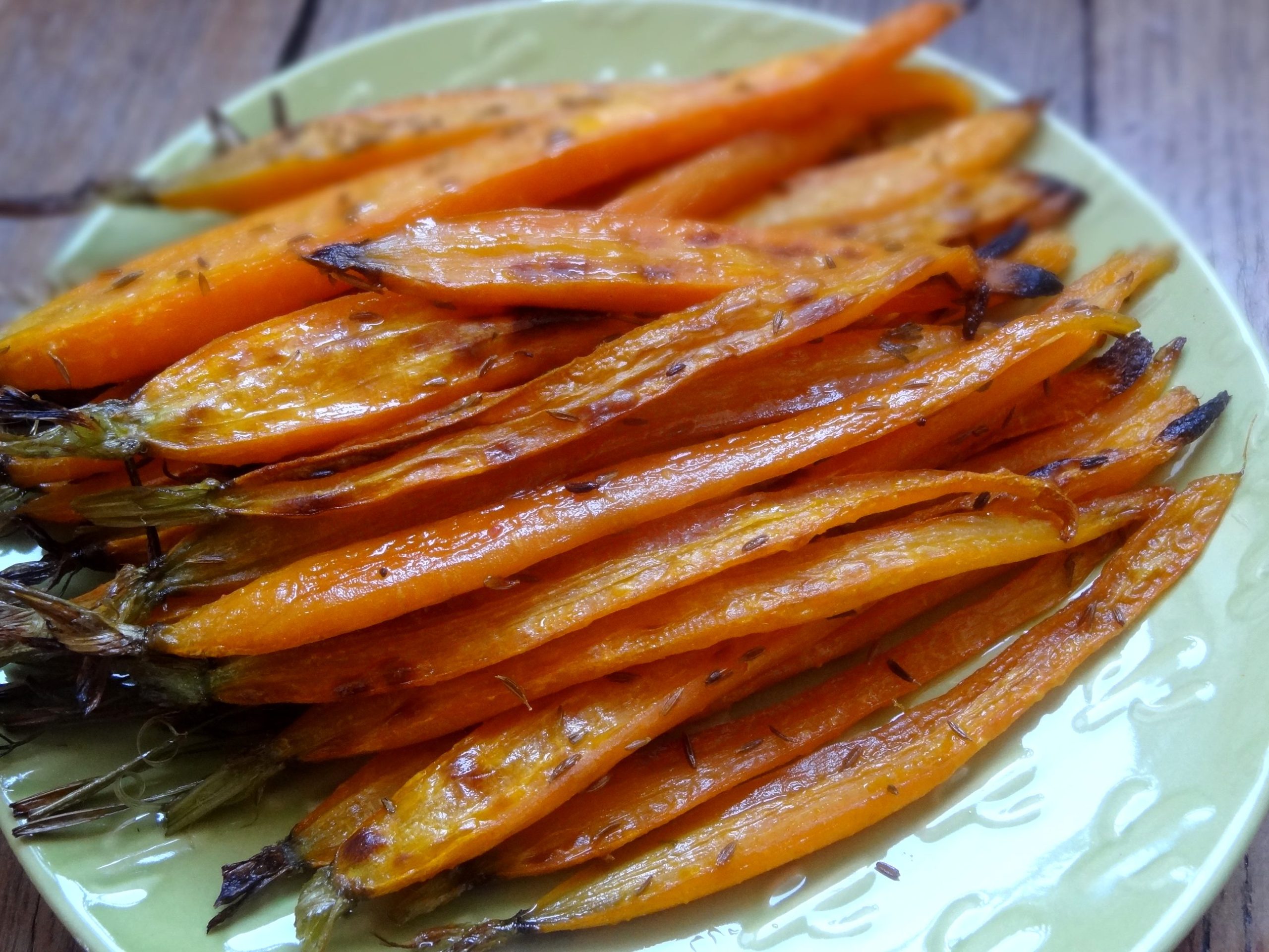 Carottes rôties à l'orange et au cumin - Spécial Gastronomie