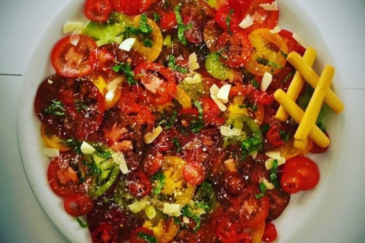 Recette du jour : Carpaccio de tomates basilic