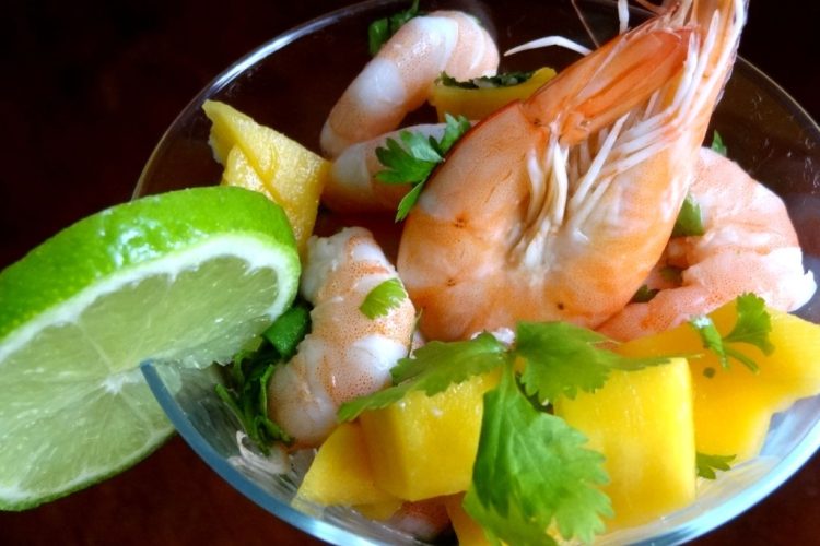 Ceviche de crevettes