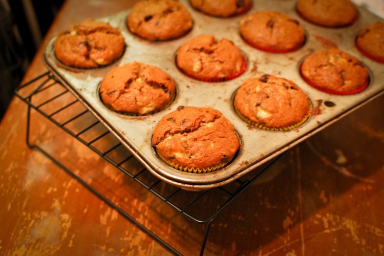 Muffin aux pépites de chocolat