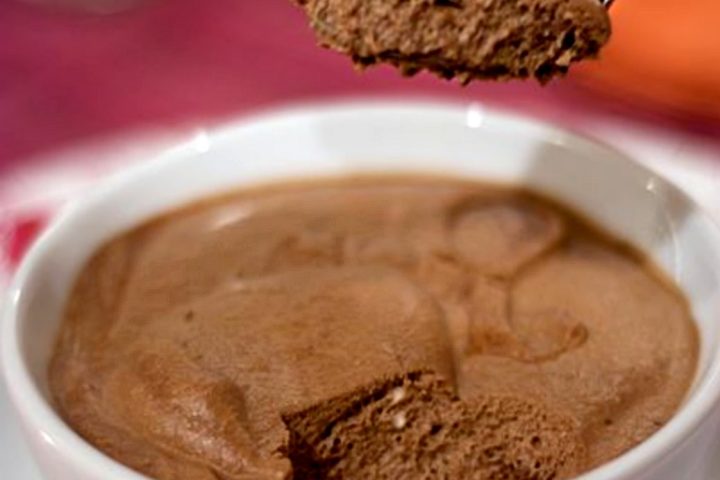 Mousse au chocolat allégée