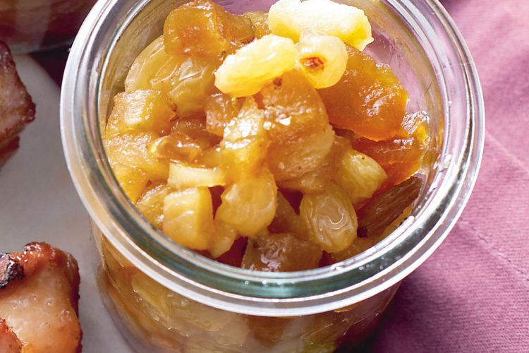 Chutney pommes-raisins