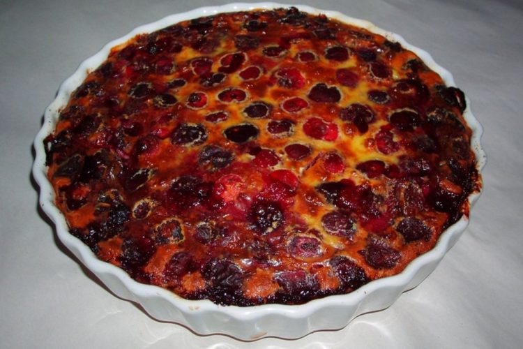 Clafoutis aux myrtilles