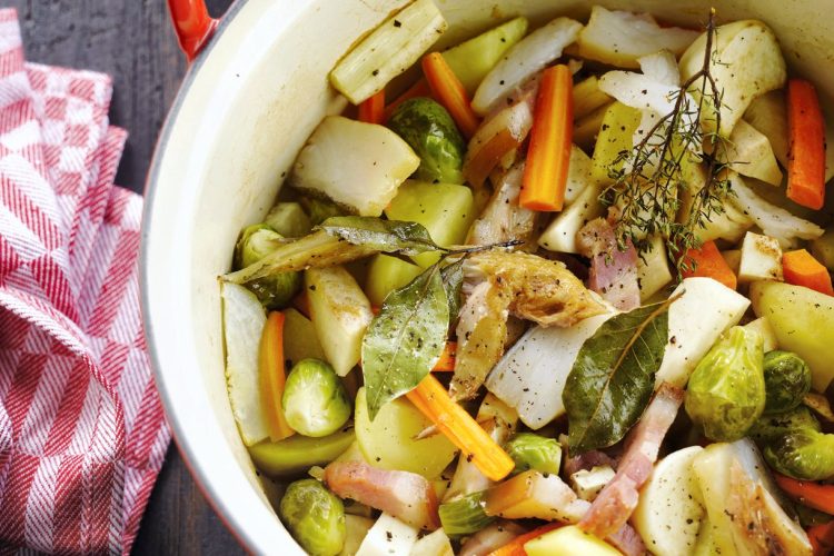Cocotte de légumes au haddock