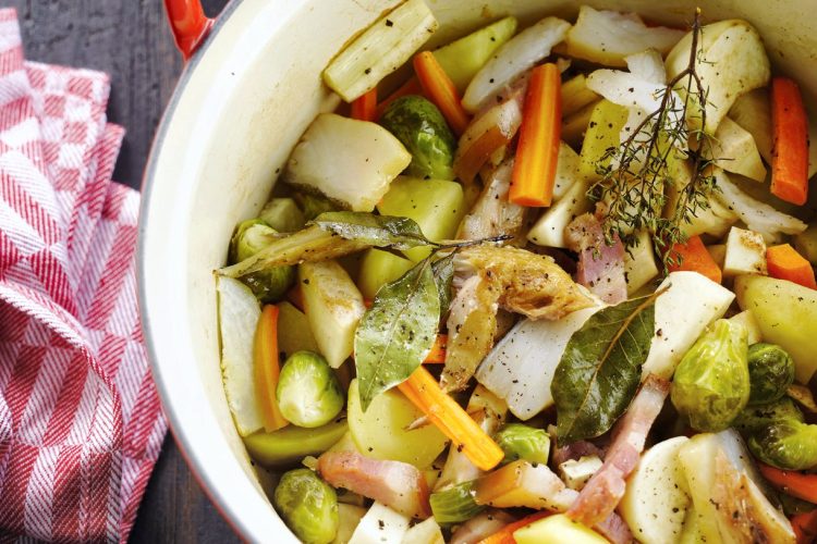 Cocotte de légumes au haddock