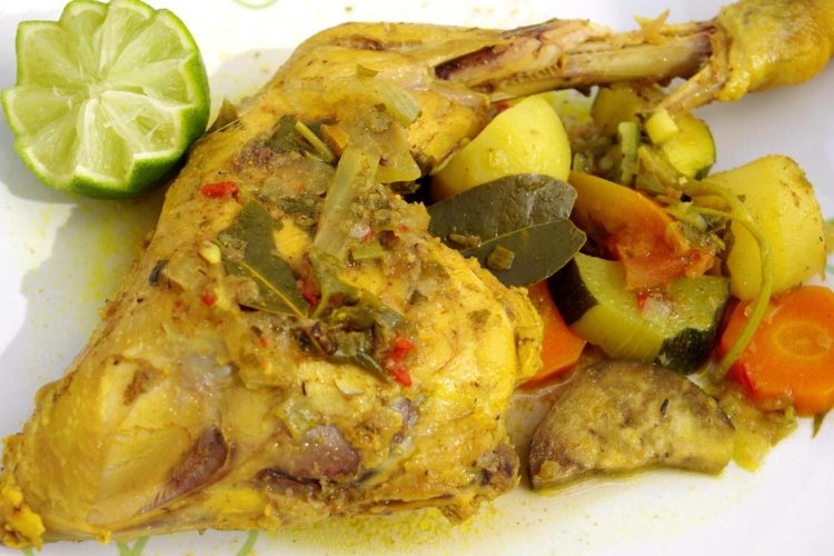 Colombo de poulet des Antilles