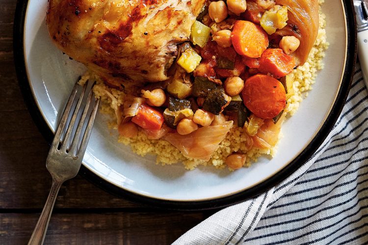 Couscous au poulet et aux légumes