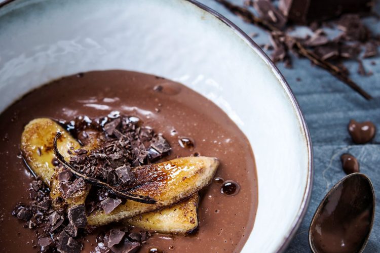 Crème au chocolat et à la banane