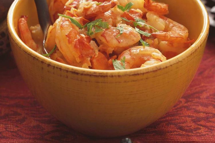 Crevettes à la sauce créole