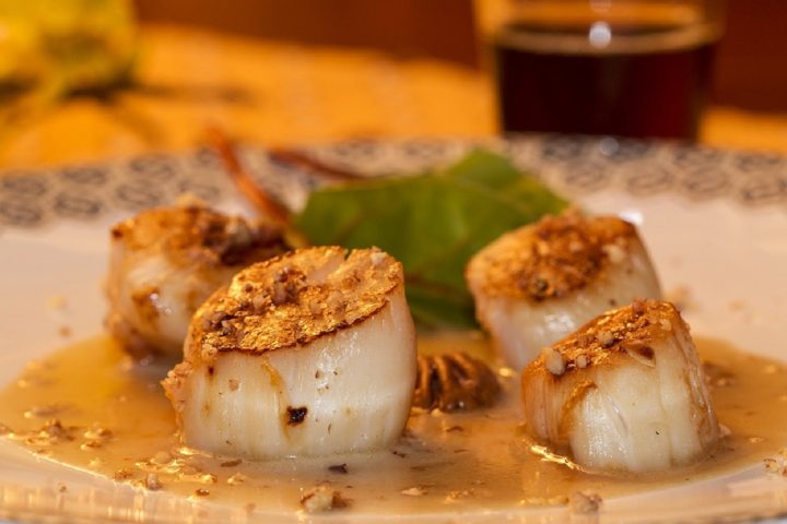 Noix de Saint Jacques à la crème