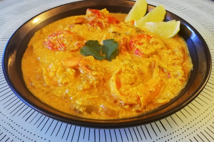 Curry de gambas à la noix de coco