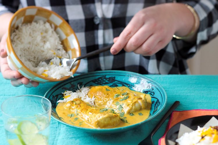 Curry de poisson