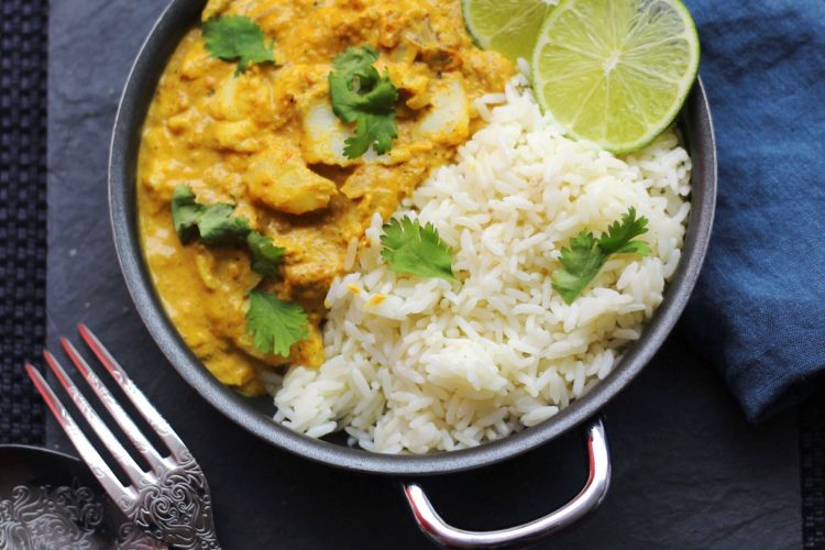 Curry de poisson au lait de coco