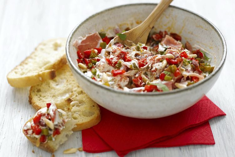 Dip de fromage blanc basquaise