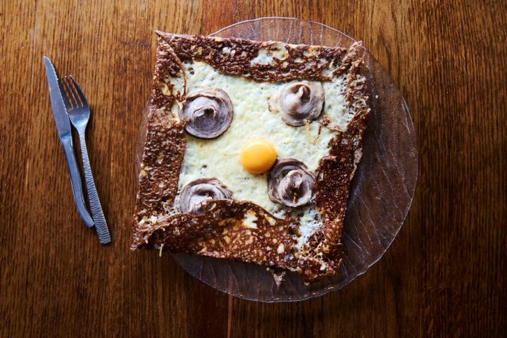 Galette de blé noir à l’andouille de Guémené
