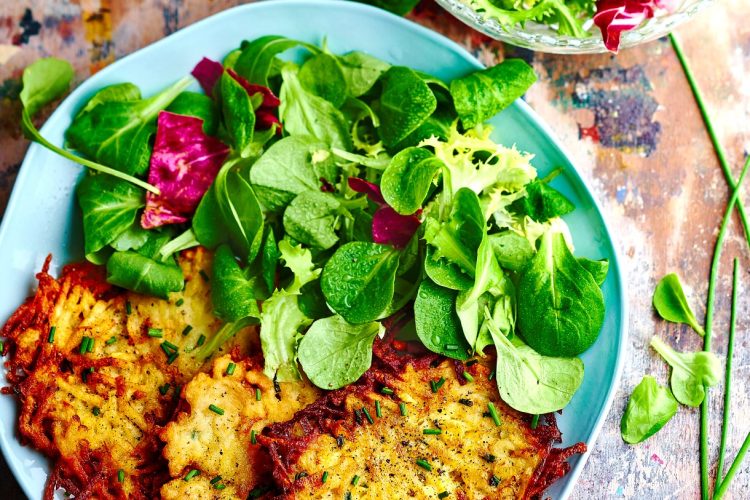 Galette de pommes de terre – rostï à la ciboulette