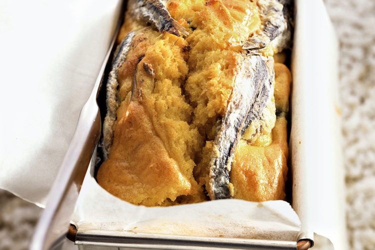Gâteau aux anchois