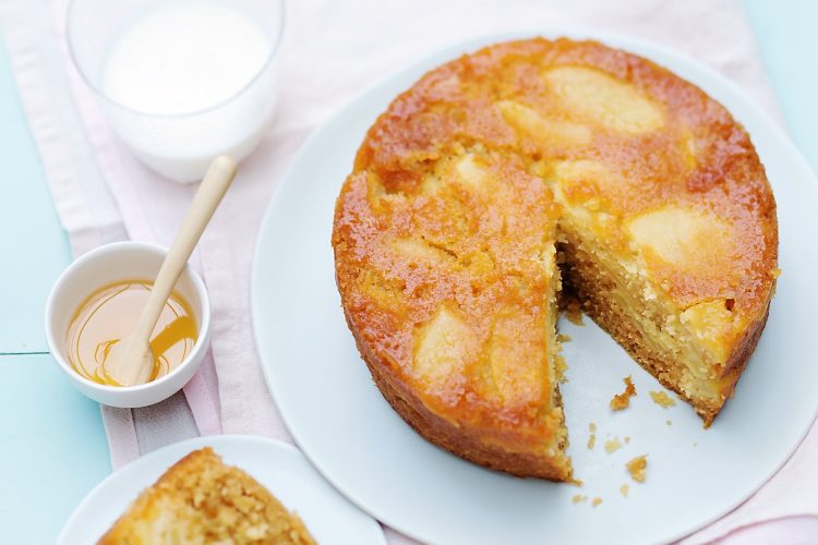 Gâteau vapeur aux pommes et sirop de Liège