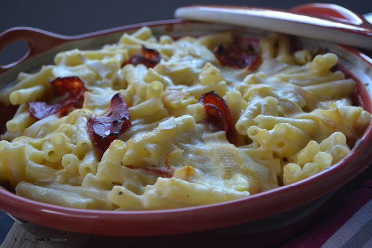 Gratin de macaroni au reblochon