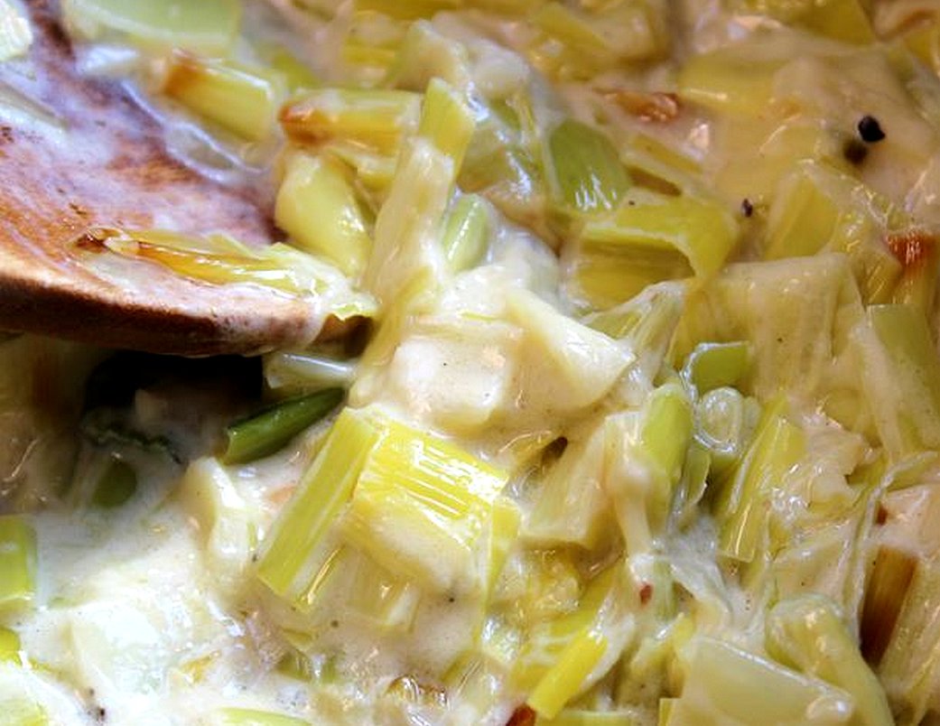 Fondue gourmande aux poireaux Spécial Gastronomie