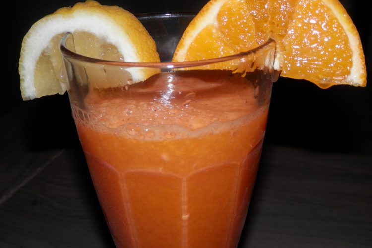 Jus d’orange et carotte