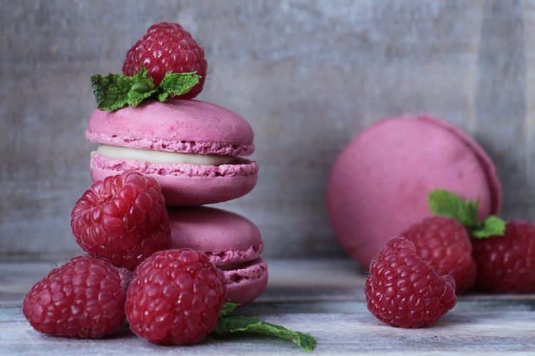 Macarons à la framboise