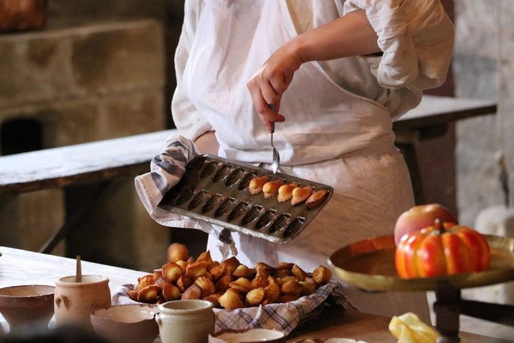 Madeleines au coeur Nutella