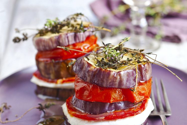 Millefeuille d’aubergines