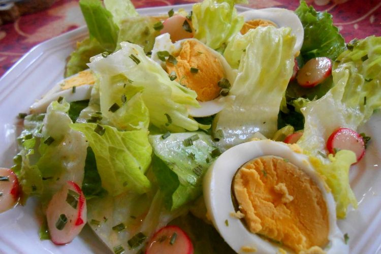 Ma recette du jour : la salade pascale