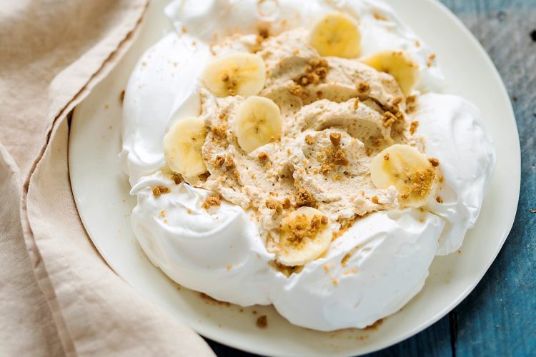 Pavlova spéculoos banane