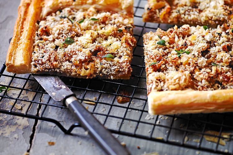 Pissaladière au parmesan