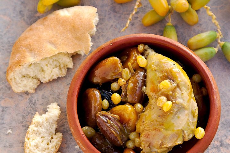 Poulet aux dattes à la tunisienne