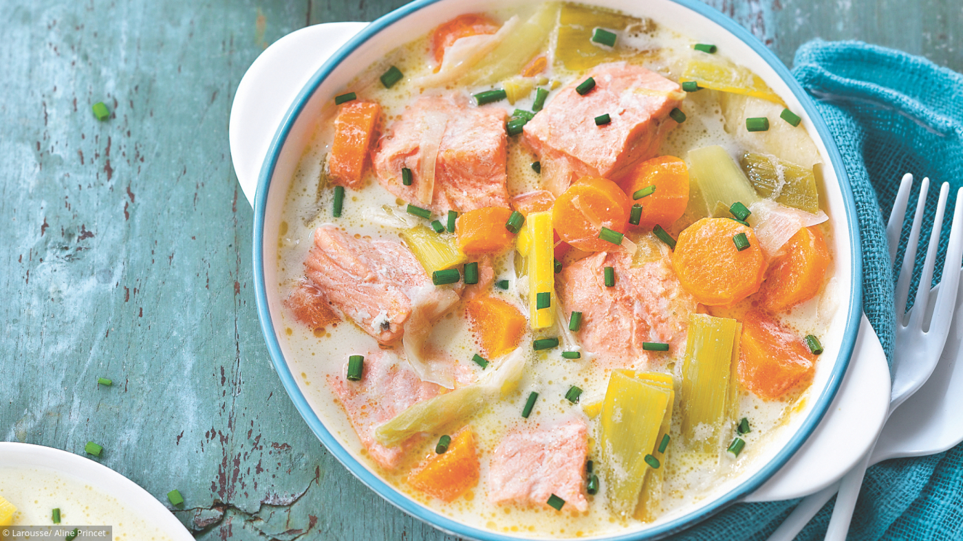 Recette blanquette de saumon - Spécial Gastronomie