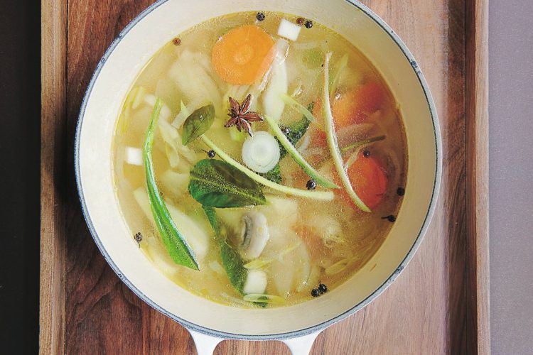 Recette du bouillon de légumes