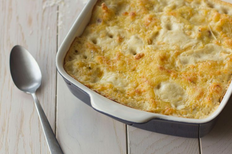 Recette gratin de macaronis aux restes de viande