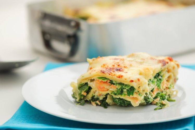 Recette lasagne saumon épinard