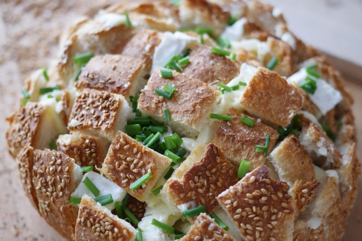 Recette pain de campagne farci au fromage coulant