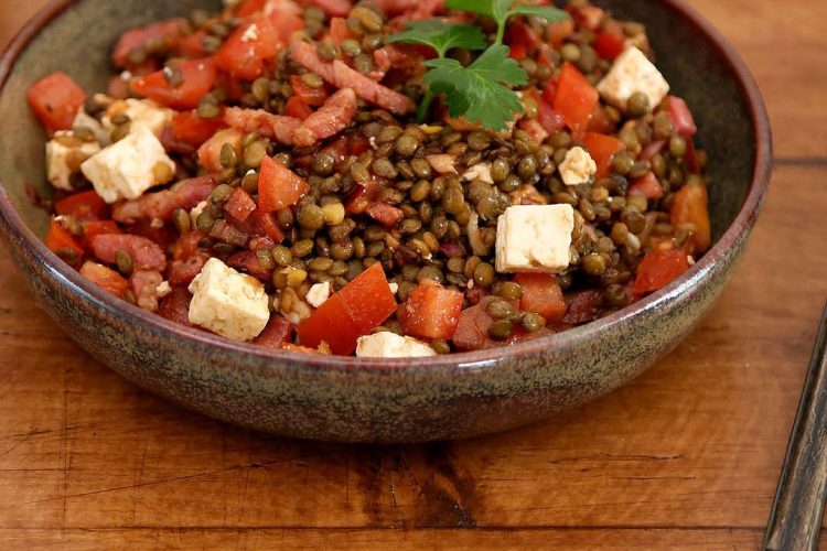 Recette salade de lentilles